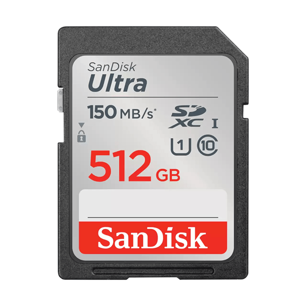 SDSDUNC-512G-GN6IN sandisk ultra 512gb sdxc memory card 150mb s