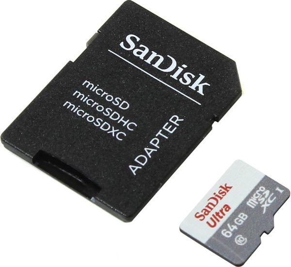 SDSQUNS-064G-GN3MA memoria 64gb micro sdhc sandisk ultra android clase 10
