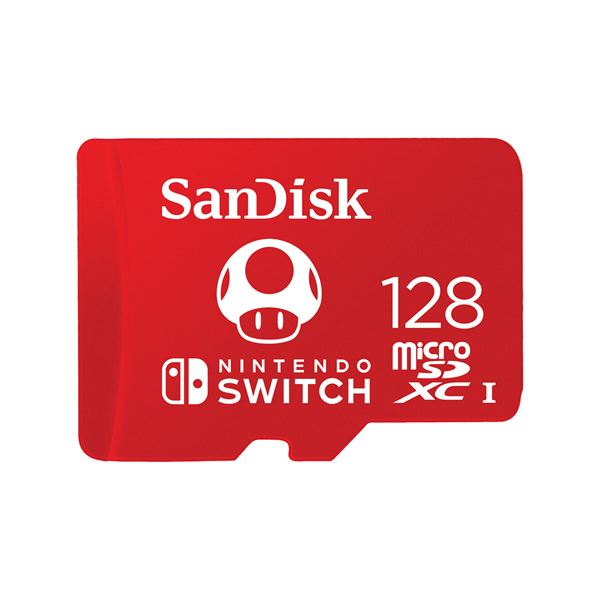 SDSQXAO-128G-GNCZN nintendo switch microsdxc uhs-i card usd 100-90mb-s