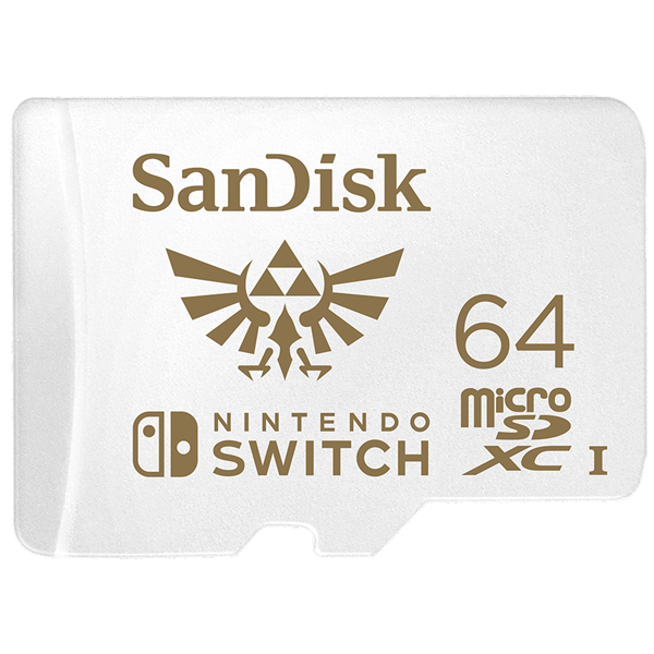 SDSQXAT-064G-GNCZN tarjeta microsdxc 64gb sandisk con licencia para nintendo switch