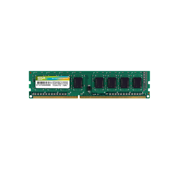 SP004GBLTU160N02 memoria ram ddr3 4gb 1600mhz cl9 silicon power sp004gbltu160n02