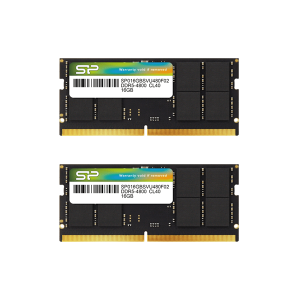 SP032GBSVU480F22 memoria ram portatil ddr5 32gb 4800mhz 2x16 cl40 silicon power sp032gbsvu480f22