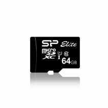 SP064GBSTXBU1V10SP sp microsd card sdhc 64gb w-adaptor elite clase10