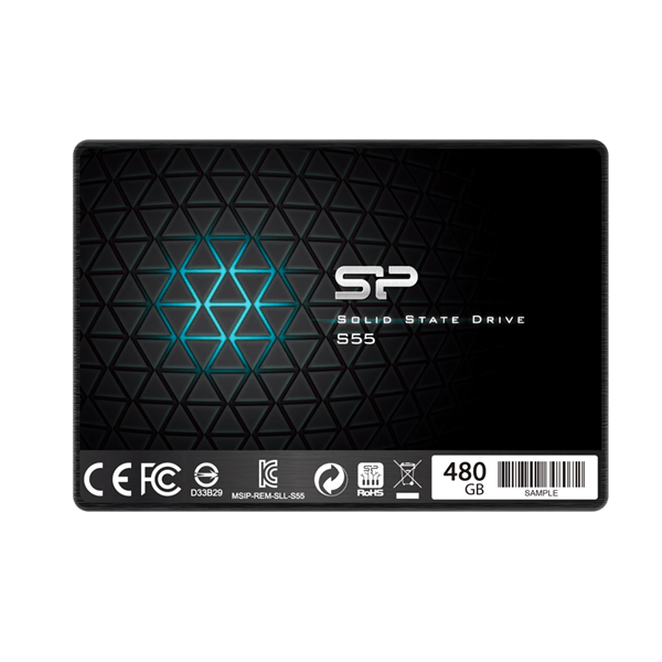 SP480GBSS3S55S25 disco duro ssd 480gb 2.5p silicon power slim s55 6gbit s serial ata iii