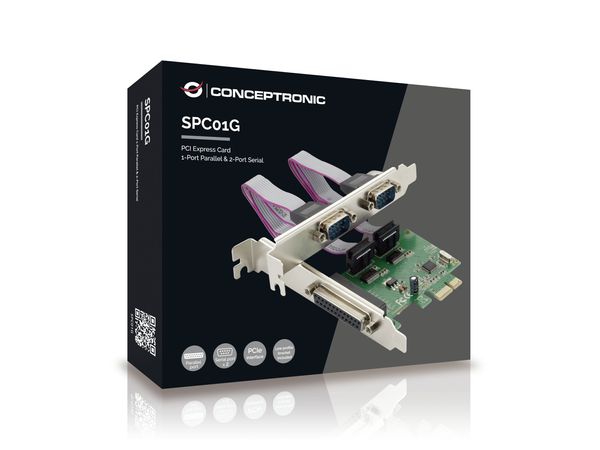 SPC01G tarjeta pciexpres conceptronic 1 puerto paralelo 2 puertos serie