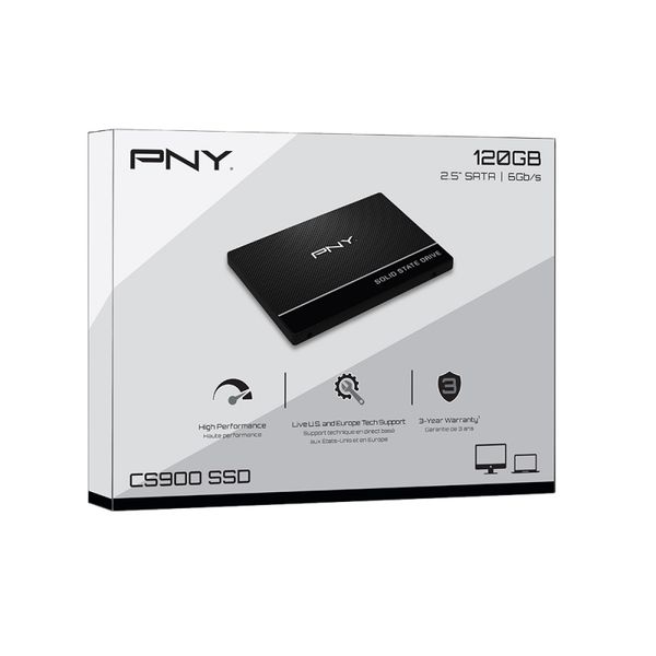 SSD7CS900-120-PB disco duro ssd 120gb 2.5p pny cs900 515mb s 6gbit s serial ata iii
