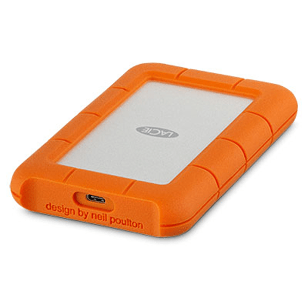 STFR4000800 lacie rugged disco duro externo. 2.5p. usb tipo c 3.0. 4tb hdd. naranja y plata