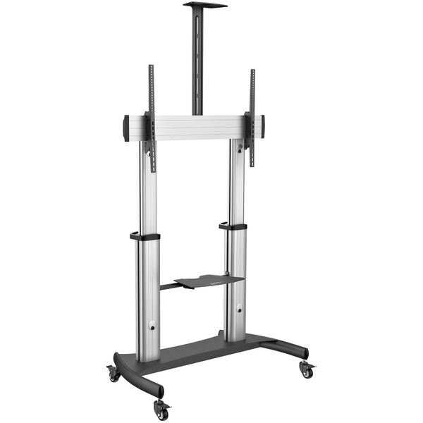 STNDMTV100 mobile tv stand cart 60 100in display