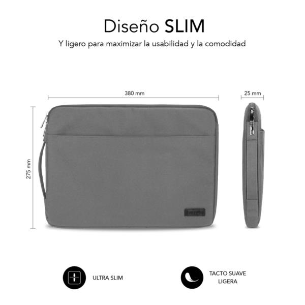 SUB-LS-0PS0002 maletin portatil subblime 13.3p 14p sleeve urban grey