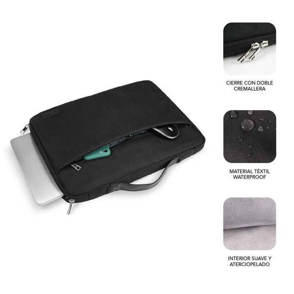 SUB-LS-0TS0100 maletin portatil subblim elegant 15.6p sleeve black