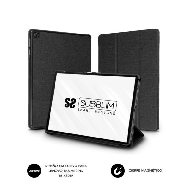 SUBCST-5SC101 funda tablet shock case lenovo m10 hd tb x306f black