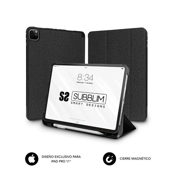 SUBCST-5SC351 funda tablet shock case ipad pro 11p 2021 20 18 black