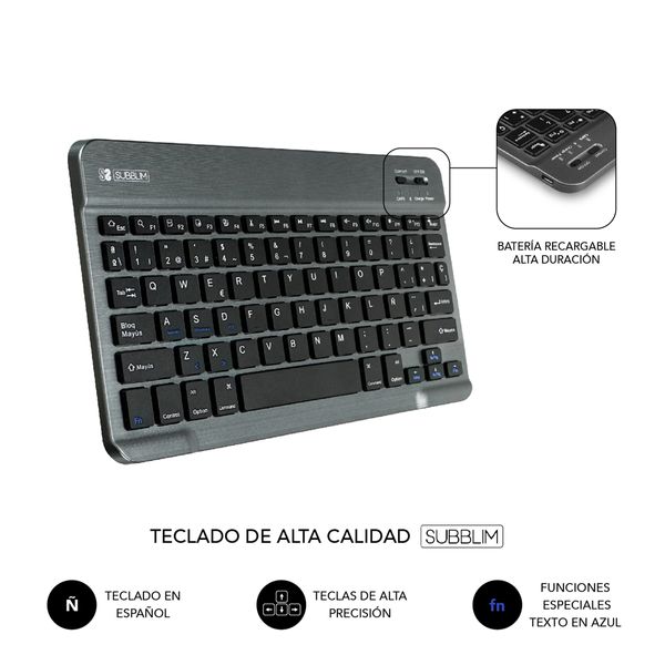 SUBKT3-BTL300 funda con teclado bt lenovo m10 plus 10.6