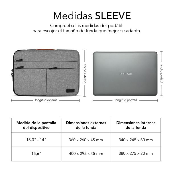 SUBLS-AP36002 air padding 360 sleeve 13.3 14p light grey