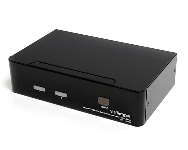SV231DVIUA conmutador switch kvm-2 puertos usb 2.0-audio video dvi