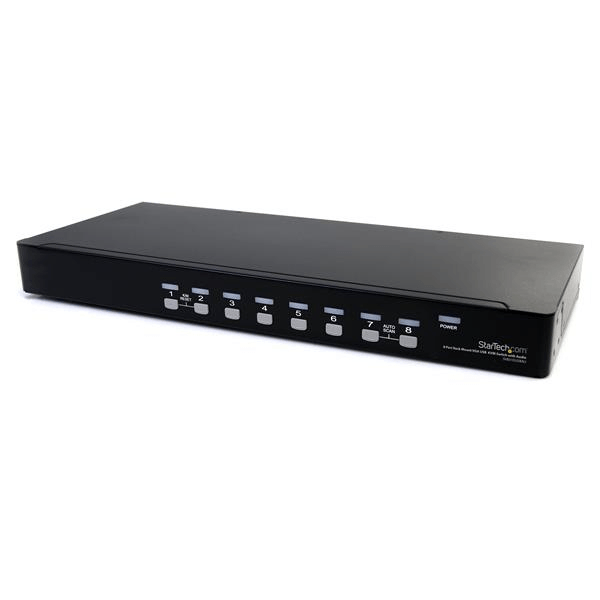 SV831DUSBAU conmutador switch kvm 8 puertos de video vga hd15 usb 2.0 usb a y audi