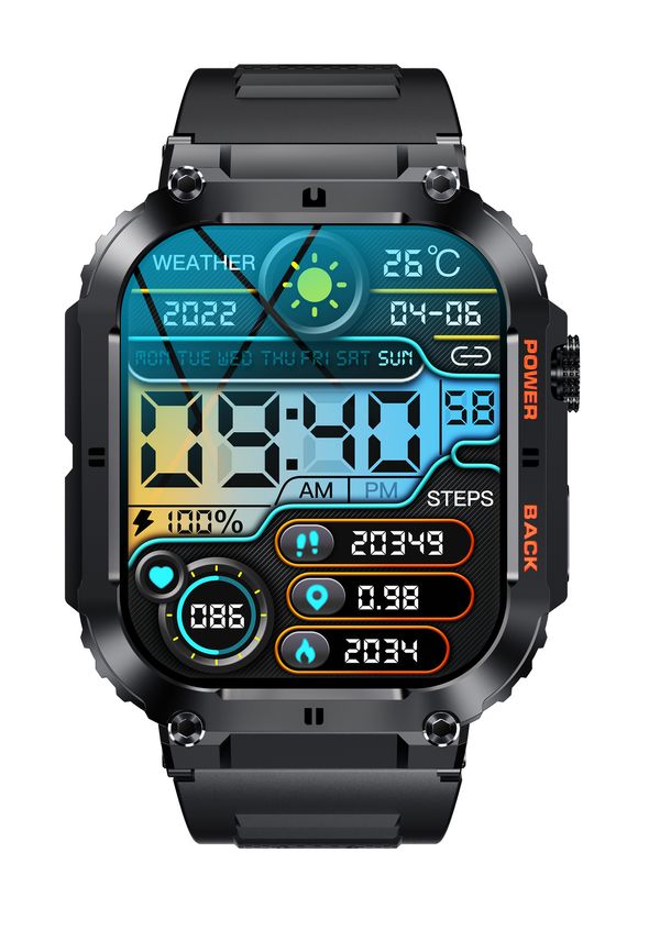 SWC-191B denver smartwatch swc 191 bt 1.96 fc pa negro