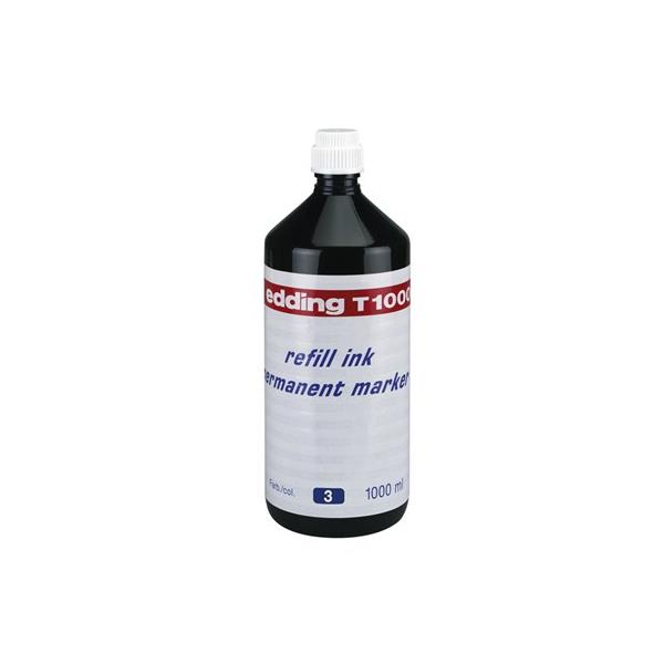T1000-03 frasco tinta para rellenar 1000ml azul edding t1000 03