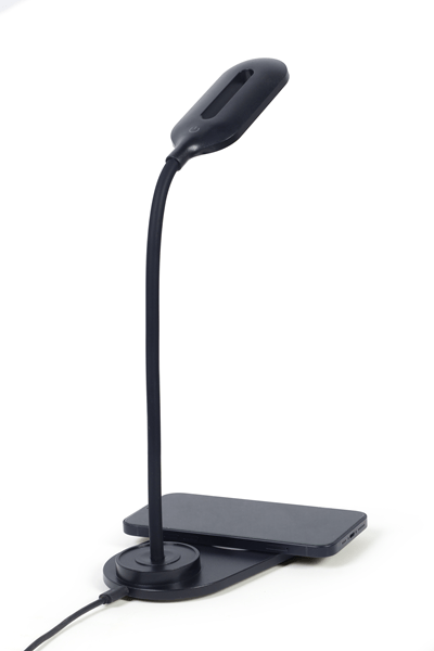 TA-WPC10-LED-01 laa mpara de escritorio con cargador inalaa mbrico negro