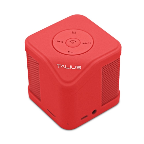 TAL-CUBER altavoz bluetooth portable talius cube 3w fm sd bluetooth rojo