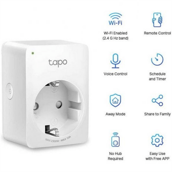 TAPO_P100_2-PACK enchufe inteligente tp link tapo p100 mini smart wifi pack 2 unidades