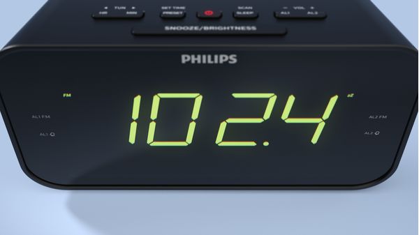 TAR3306_12 radio despertador philips tar3306 12 sintonizacion digital color negro alarma dual