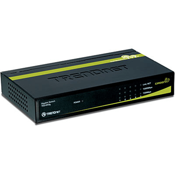 TEG-S50G switch 5 puertos 10-100-1000 trendnet teg-s50g greennet