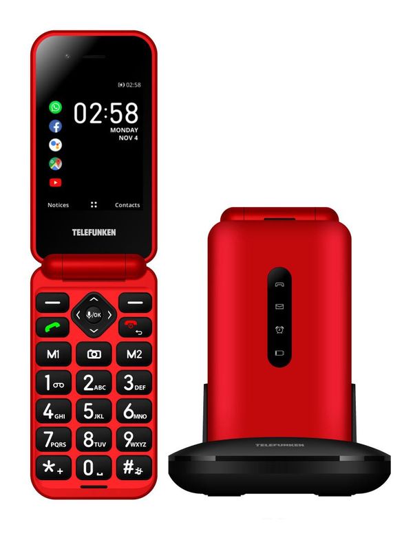 TF-GSM-740-CAR-RD telefunken s740 red