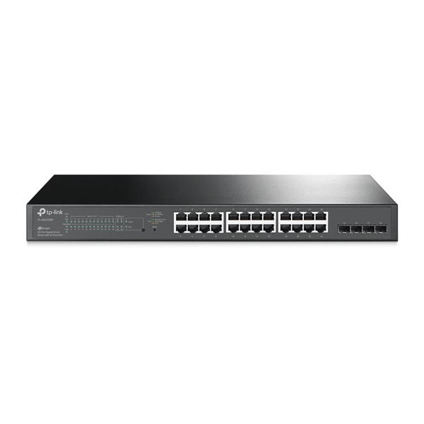 TL-SG2428P 28-port gigabit smart switch with 24-port poe-in