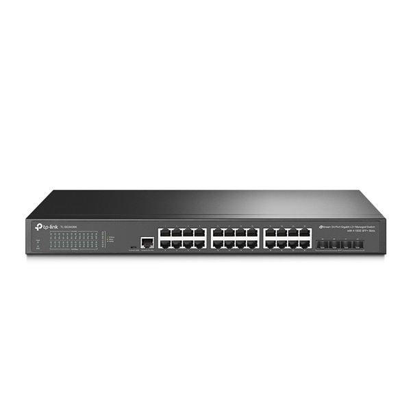 TL-SG3428X 24-port gigabit managed switch with 4 10ge sfp-slo ts