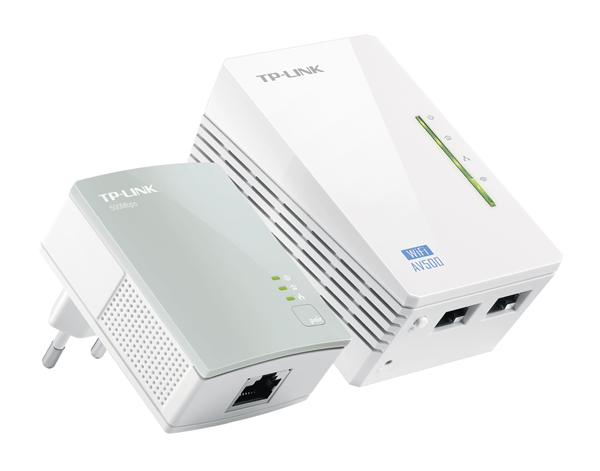 TL-WPA4220 KIT kit 2 adaptador de homeplug 600mbps tp-link tl-wpa4220kit av600