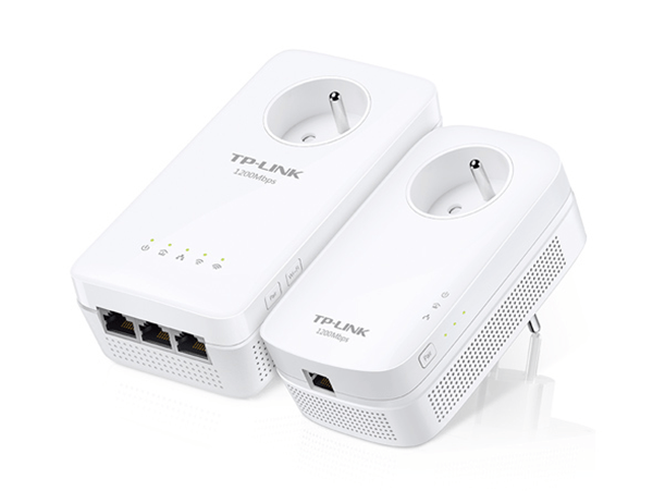 TL-WPA8631PKIT kit extensor wifi ac powerline av1300 con toma de corriente adicional. velo