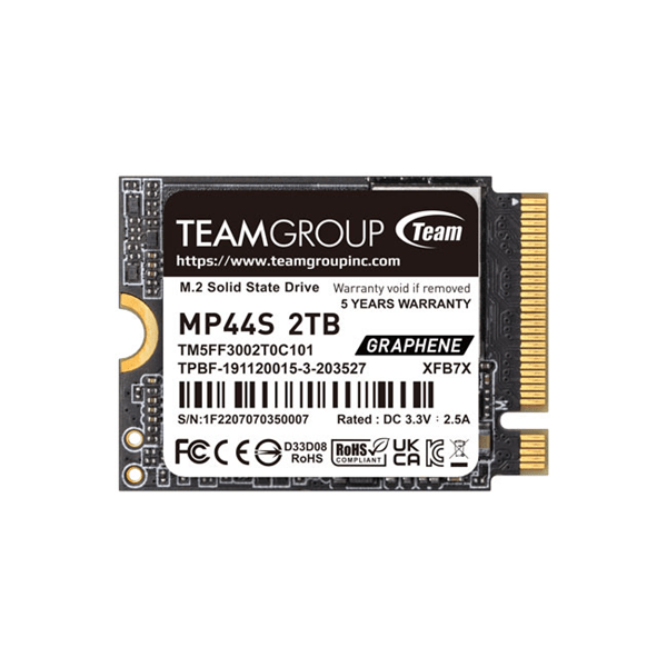 TM5FF3002T0C101 disco duro ssd 2000gb m.2 teamgroup mp44s 5000mb s pci express 4.0 nvme