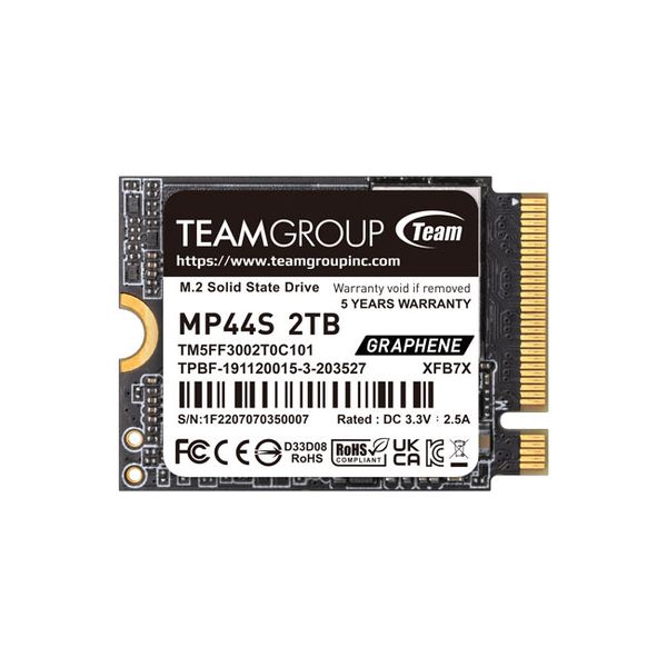 TM5FF3002T0C101 disco duro ssd 2000gb m.2 teamgroup mp44s 5000mb s pci express 4.0 nvme