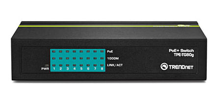 TPE-TG80G switch 8 puertos 10 100 1000 trendnet tpe tg80g greennet poe 