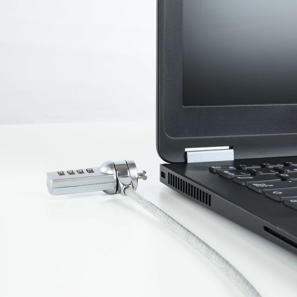 TQCLKC0015 cable de seguridad tooq universal c combinacion 1.5 m plata