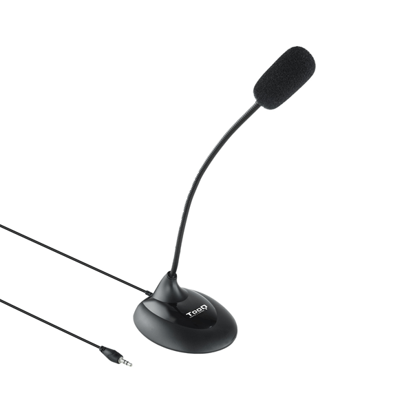 TQMM-213 microfono tooq tqmm 213 jack3.5mm negro multimedia flexible