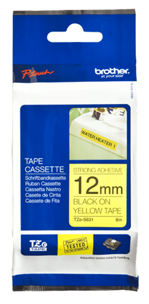 TZES631 tze s631 laminated tape 12mm 8m