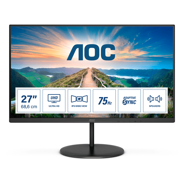 Ecran AOC E2260PQ/BK 22' LED 16:10 1680x1050 - 2ms - Pied réglable en  hauteur - DisplayPort - DVI 