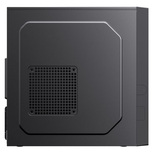 UK52110 caja unyka caja ordenador aero c12 micro atx negra. con dos puertos usb 3.0 y dos puertos usb type c 2.0 negro