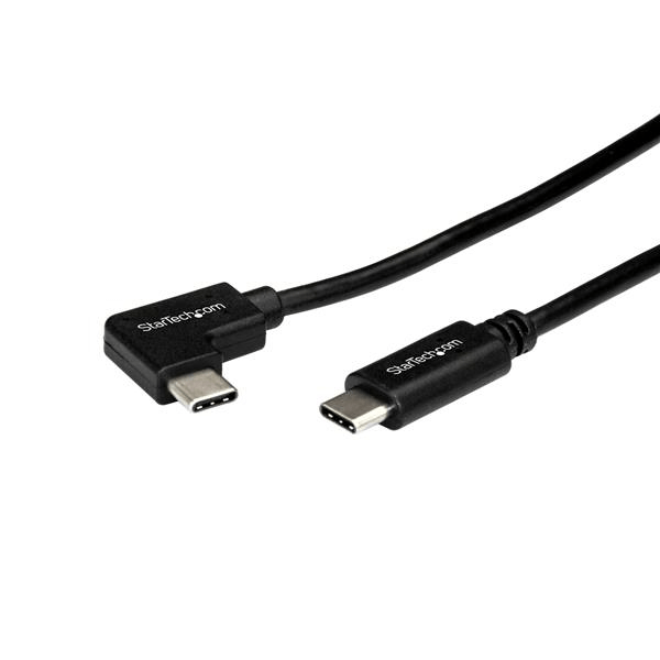 USB2CC1MR cable usb startech usb-c a usb-c acodado a la derecha 1m