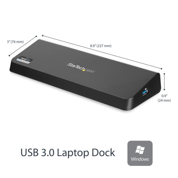 USB3DOCKHDPC usb 4k docking station w 4k dp