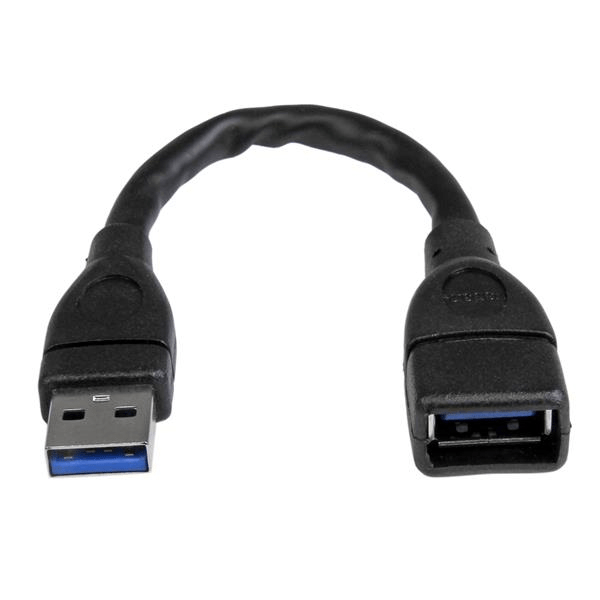 USB3EXT6INBK 6in usb 3.0 port saver cable-