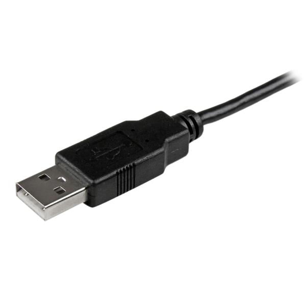 USBAUB2MBK cable slim micro b a usb a 2m