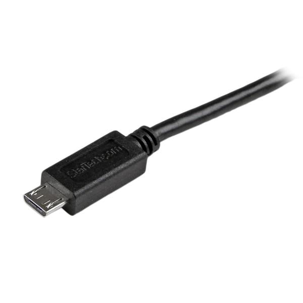 USBAUB2MBK cable slim micro b a usb a 2m