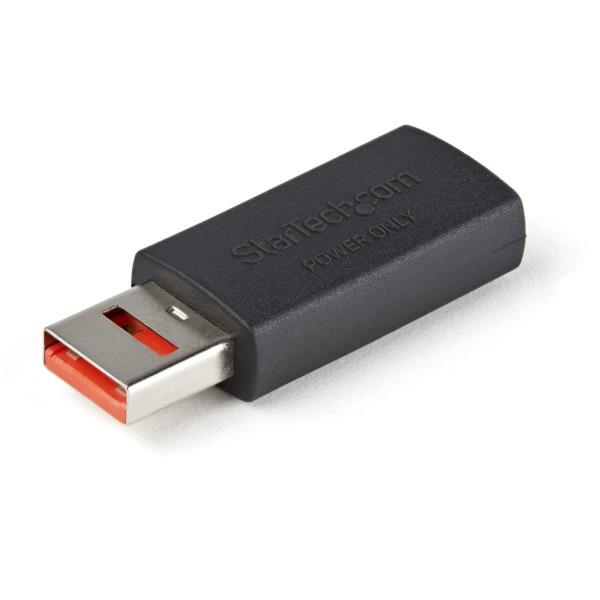 USBSCHAAMF secure charge usb data blocker usb a m f power only adapt er
