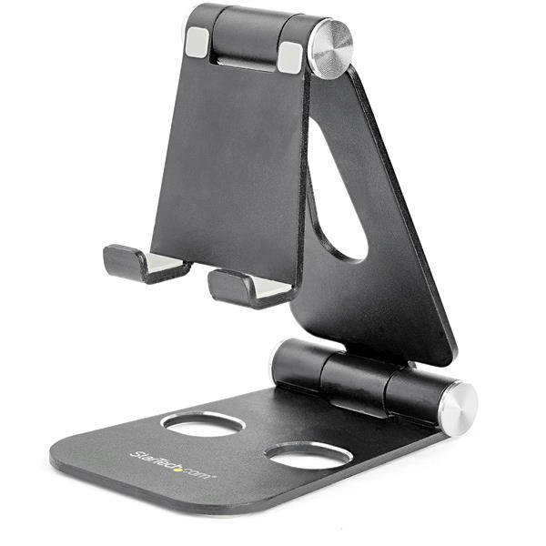 USPTLSTNDB smartphone and tablet stand-portable and foldable-bla ck