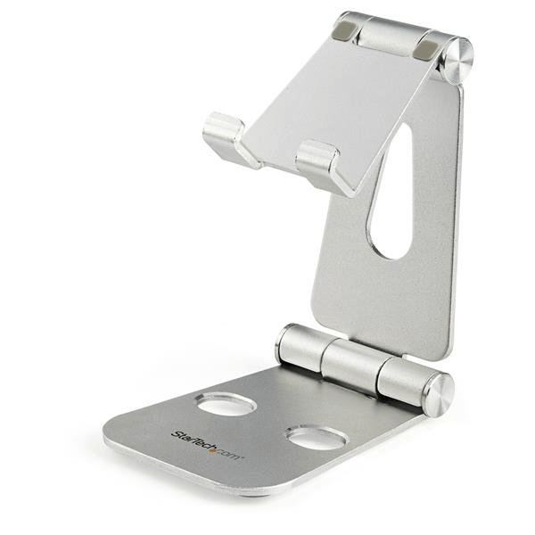 USPTLSTND smartphone and tablet stand portable and foldable alumin um