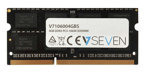 V7106004GBS memoria ram portatil ddr3 4gb 1333mhz 1x4 v7 4gb ddr3 pc3-10600-1333mhz so dimm notebook modulo de memoria-v7106004gbs