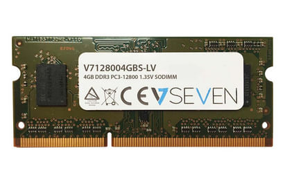 V7128004GBS-LV memoria ram portatil ddr3 4gb 1600mhz 1x4 cl11 v7 4gb ddr3 pc3 12800 1600mhz so dimm notebook modulo de memoria v7128004gbs lv